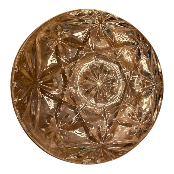 Pair of vintage crystal coasters by Anchor Hocking. - Picture 5 of 8